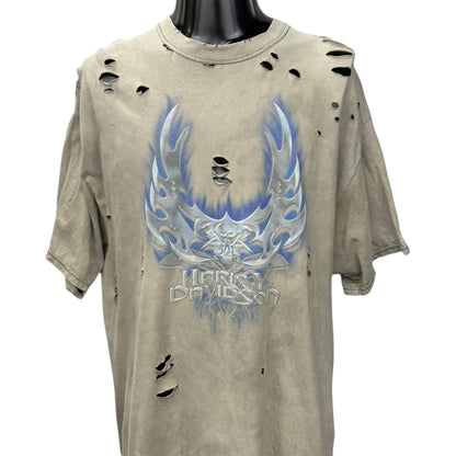 HARLEY-DAVIDSON 90s Vintage Tribal V-Twin T-Shirt Size XL
