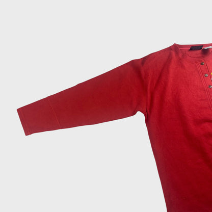 LOONEY TUNES 90s Sweatshirt Red Size L