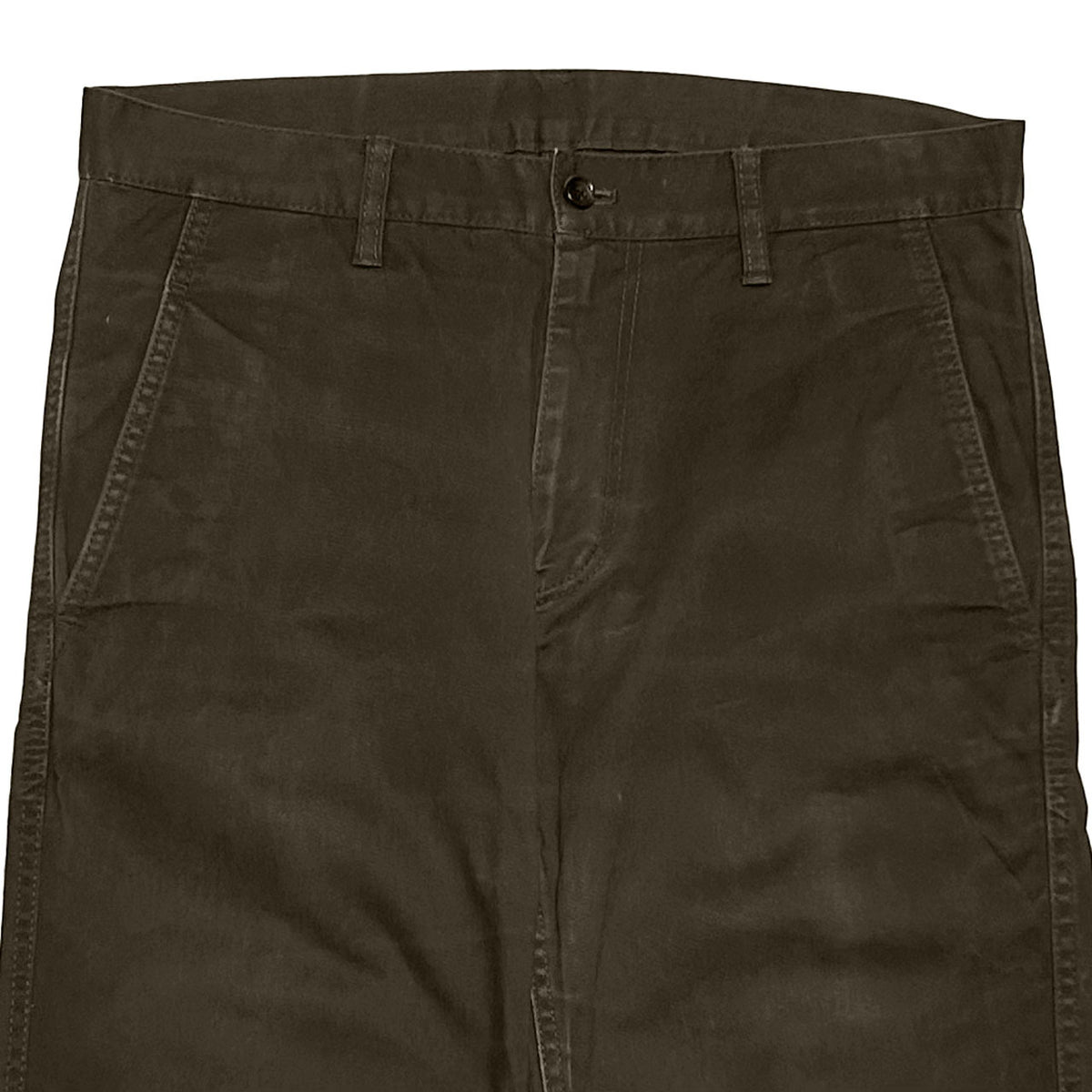 COMME DES GARCONS HOMME AW07 Cotton Trousers Brown Size S
