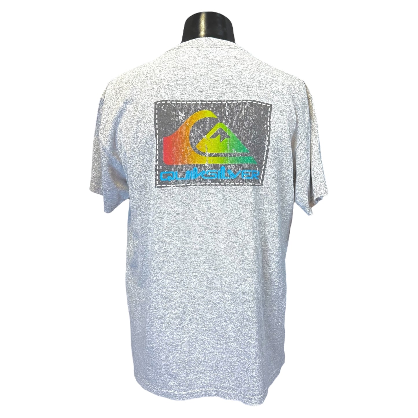 Quiksilver T-Shirt Silver Size L