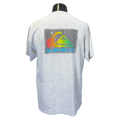 Quiksilver T-Shirt Silver Size L