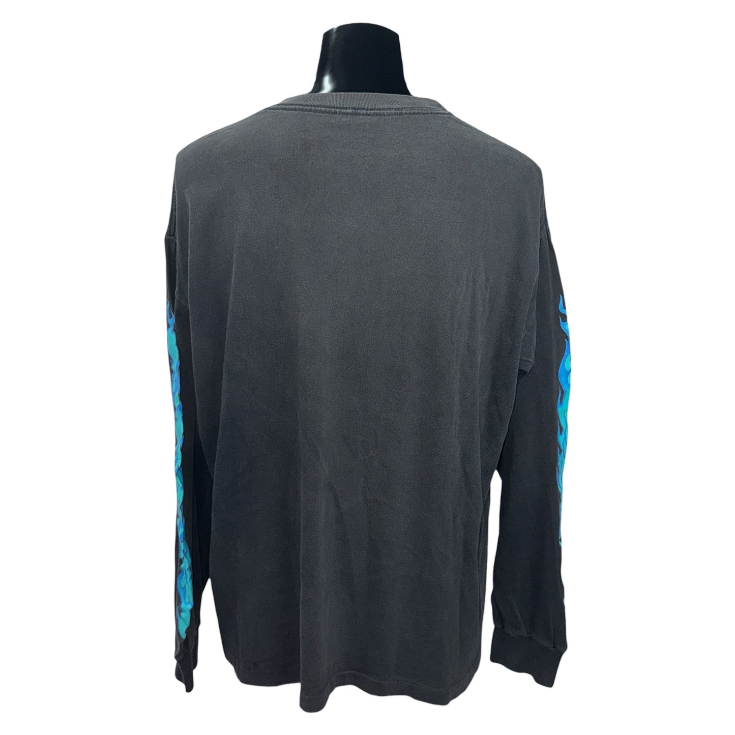 HARLEY-DAVIDSON 90s Vintage "Against The Wind" Long Sleeve T Size XL