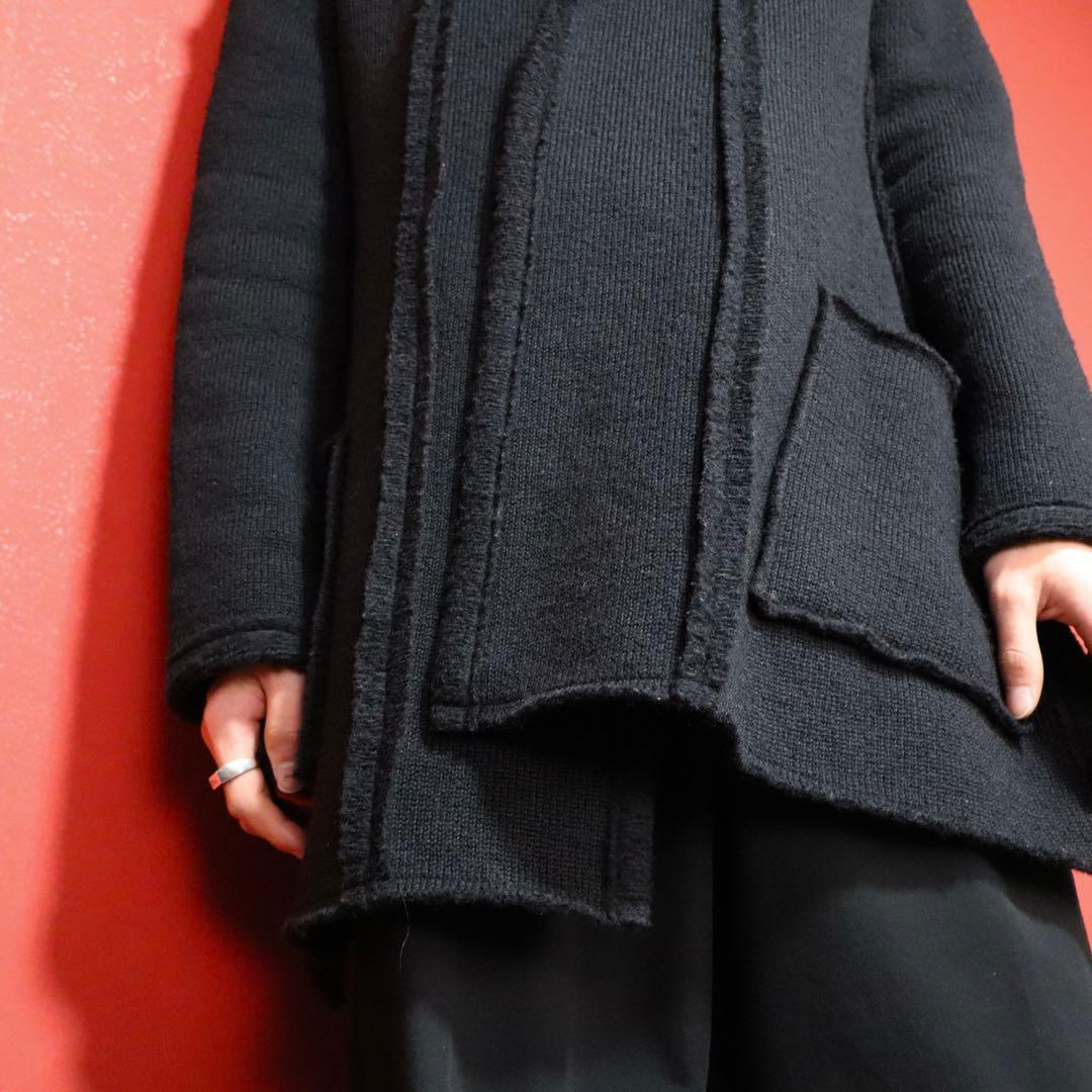 Limi Feu Inside-Out Safety Pin Deconstructed Coat Size 2