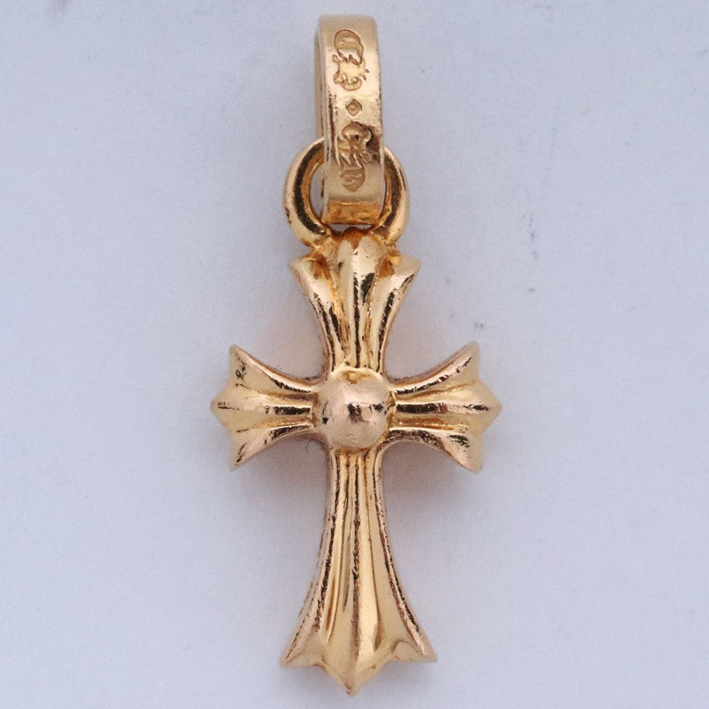 Chrome Hearts 22K CRS BBYFAT Pave Diamond Pendant Size F
