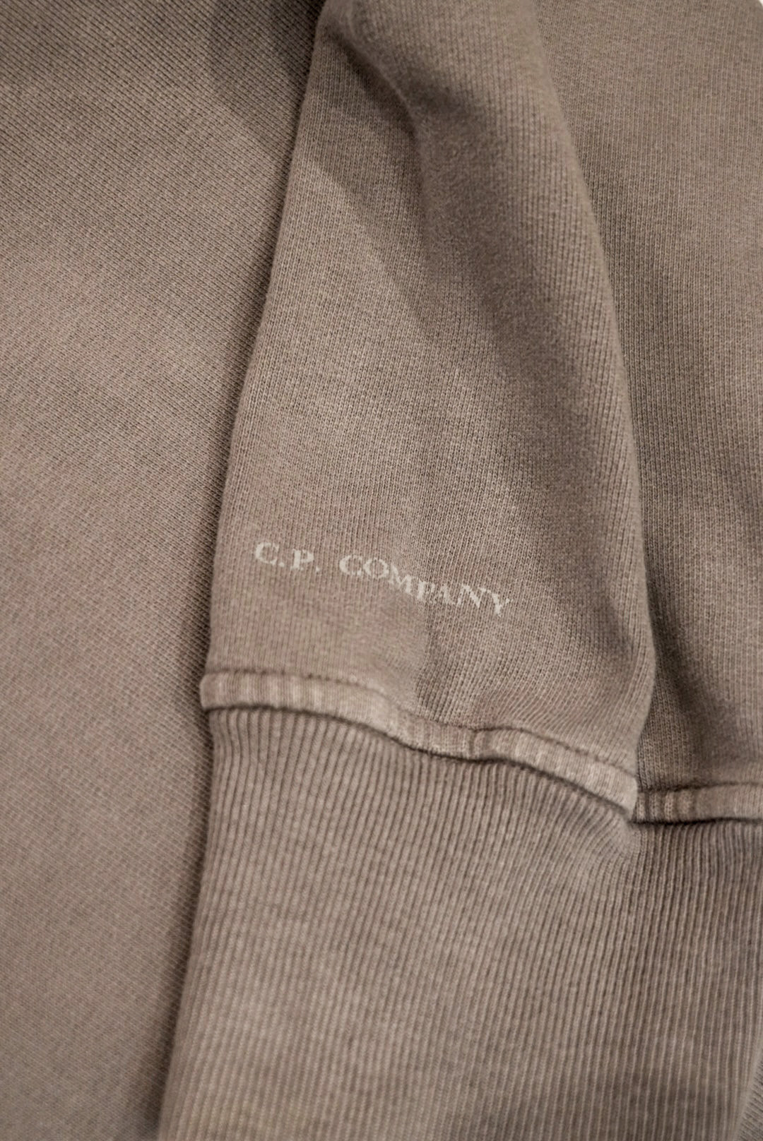 C.P. COMPANY half Half zip high neck long sleeve sweatshirt Gray Size XL
