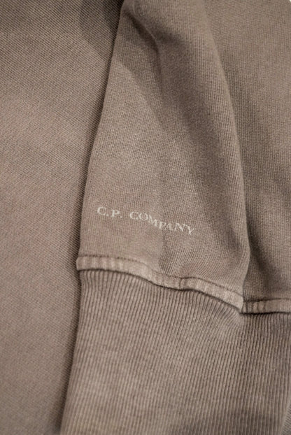 C.P. COMPANY half Half zip high neck long sleeve sweatshirt Gray Size XL