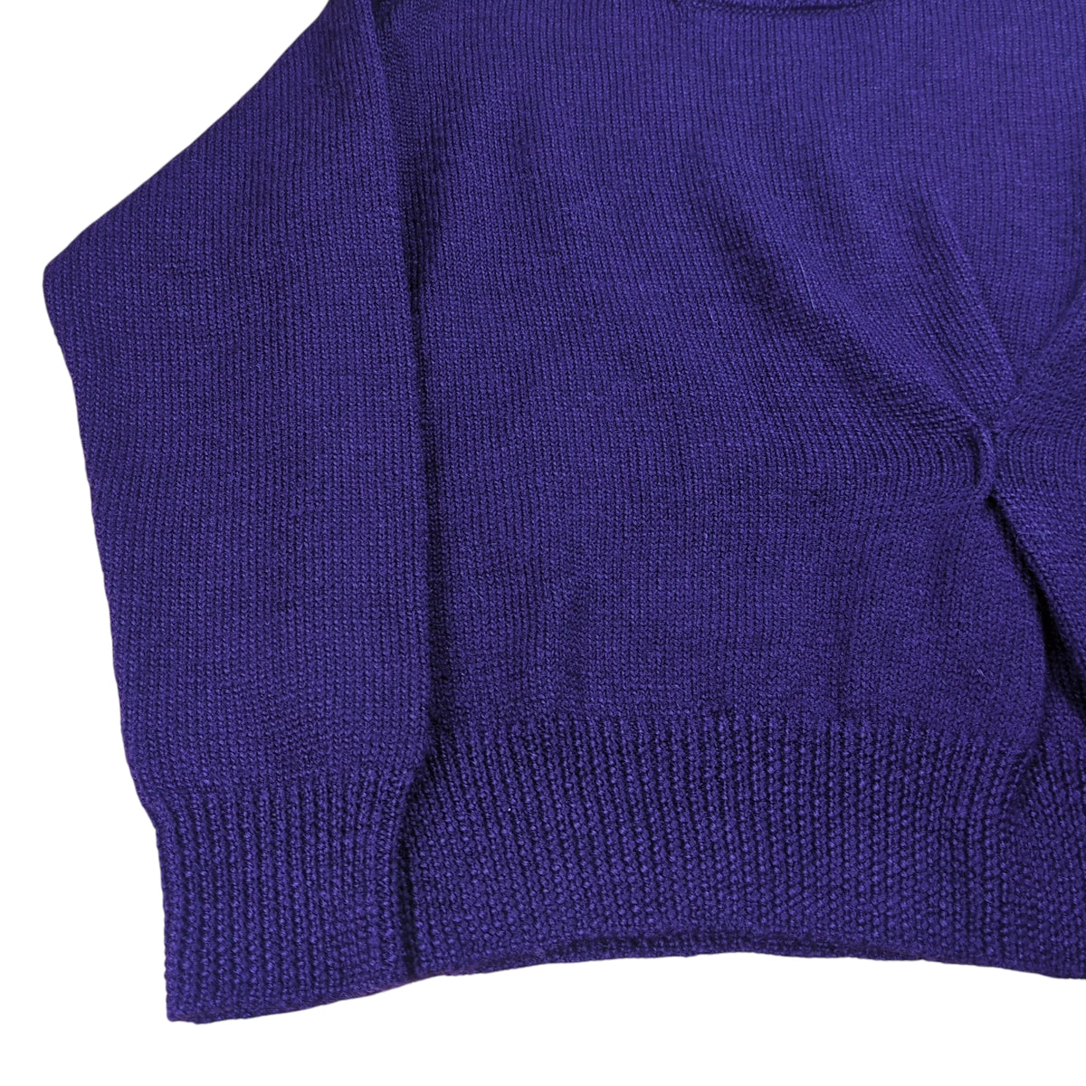 DRIES VAN NOTEN Front Design Wool Sweater Size S