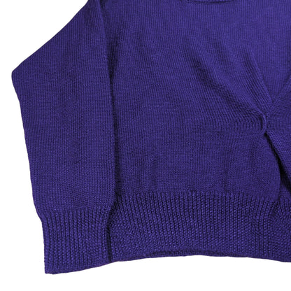 DRIES VAN NOTEN Front Design Wool Sweater Size S