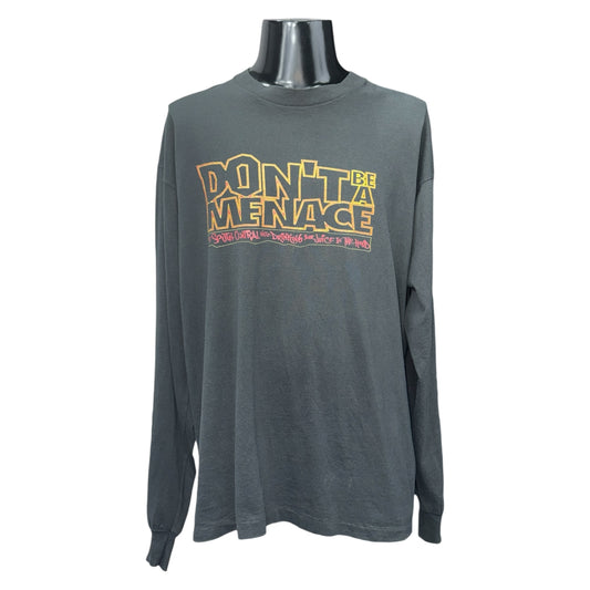 DON'T BE A MENACE 90s THE SOUNDTRACK Movie Long Sleeve T-Shirt Size XL