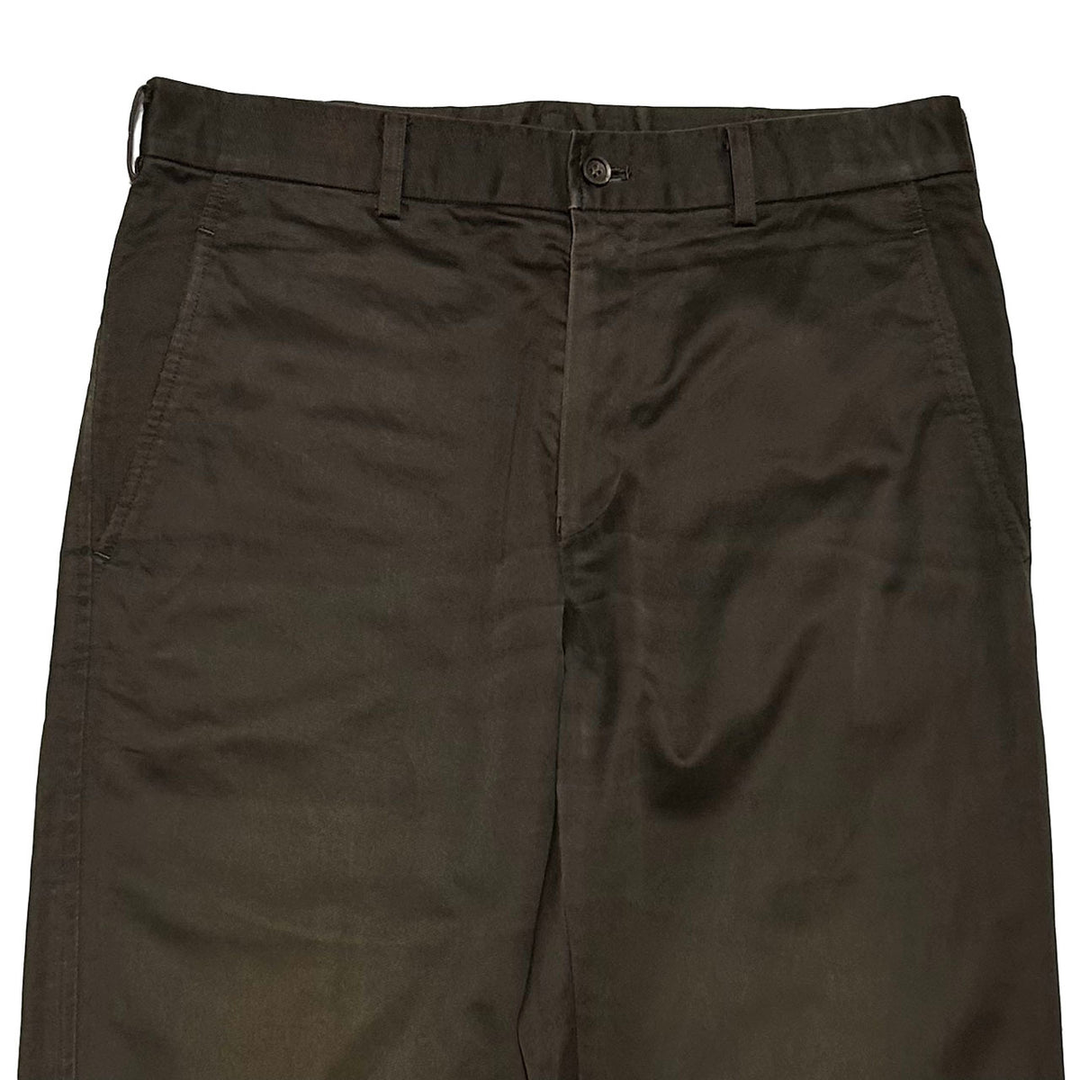 COMME DES GARCONS HOMME SS03 Cotton Trousers Brown Size M