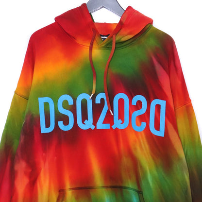 DSQUARED2 Tie Dye Logo Hoodie Multi Size M