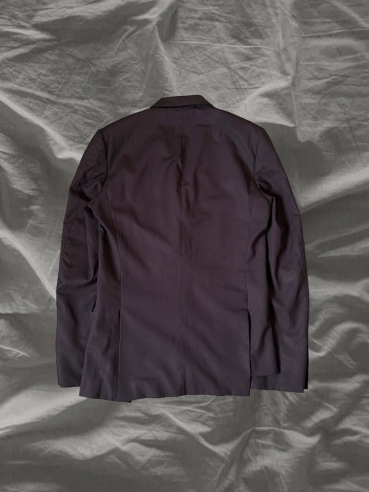 KRISVANASSCHE Virgin Wool Asymmetric Tailored Blazer Size 48