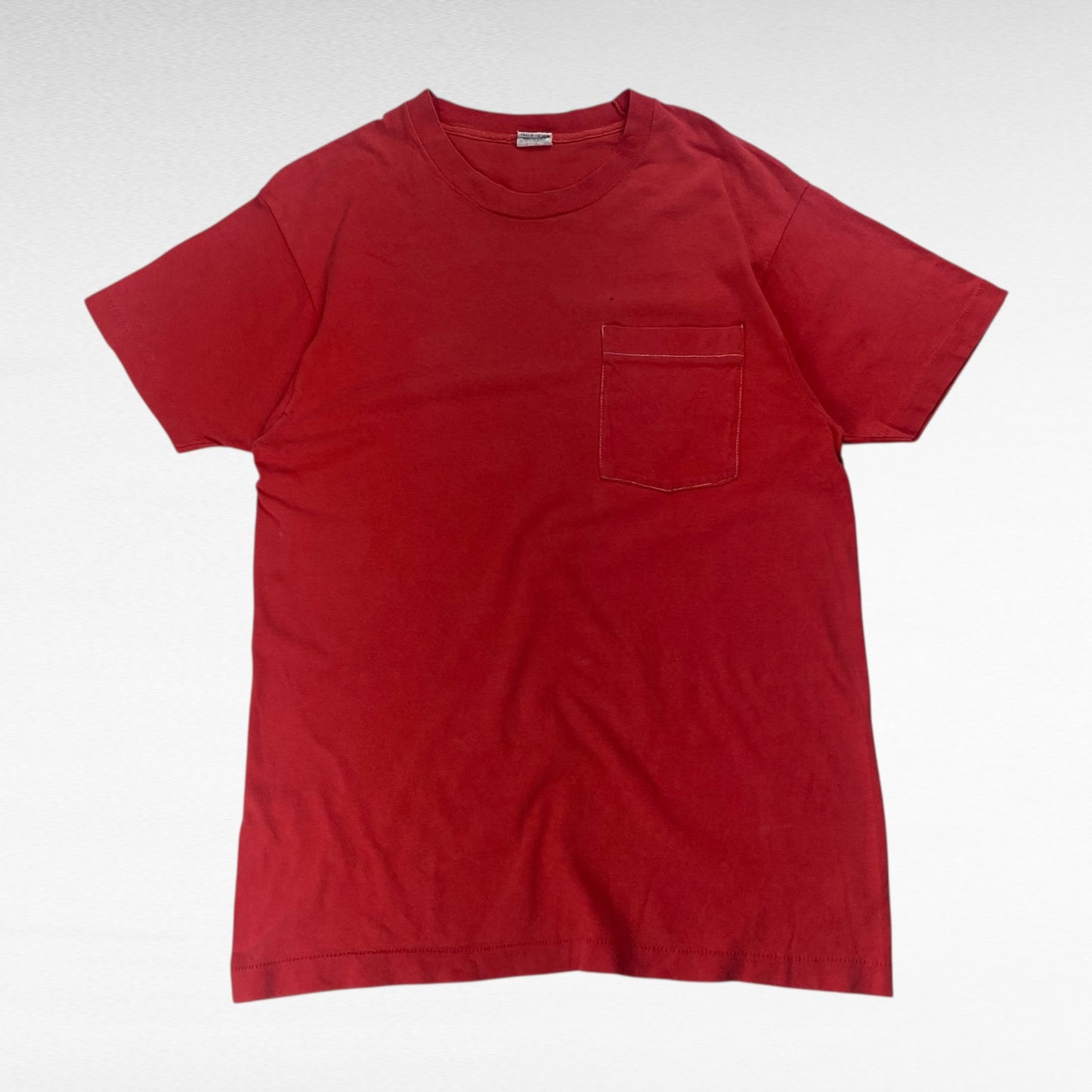 Fruit Of The Loom 90s T-Shirt Red Size L