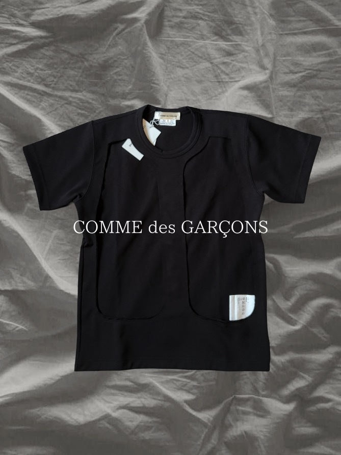 COMME des GARCONS SS17 Cut-Out Panel T-Shirt Black Size S