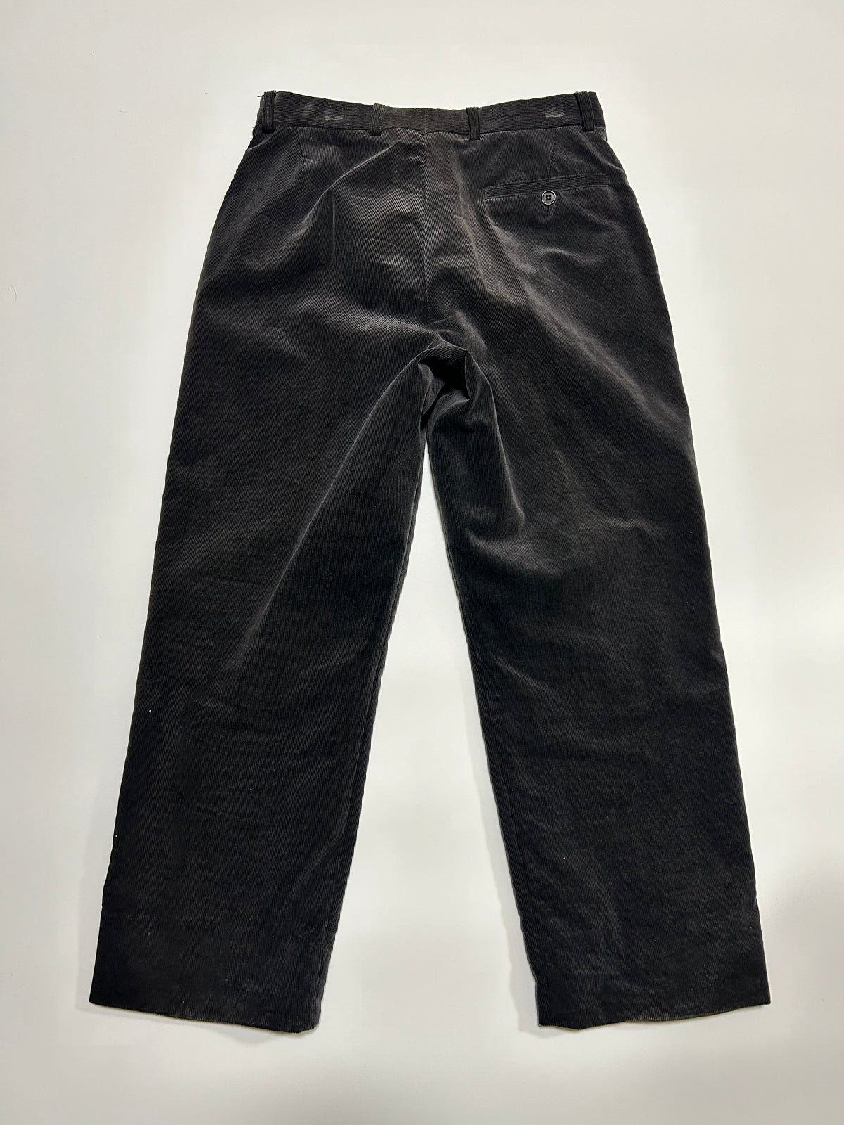 EMPORIO ARMANI AW2001 Corduroy Pants Black Size 46