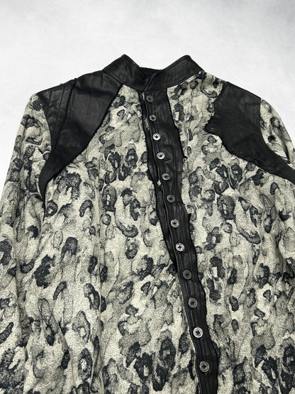 TT by Shohei Takamiya Acid Cape Switching Long Shirt Size M