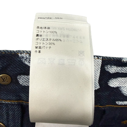LOUIS VUITTON 25AW NIGO x Pharrell Denim Pants Size 30