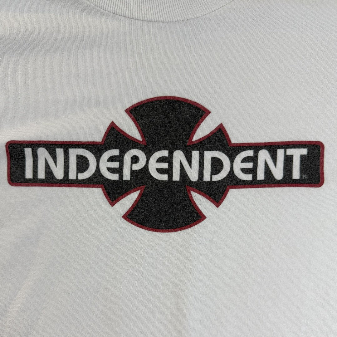 INDEPENDENT Brand logo print White Size L