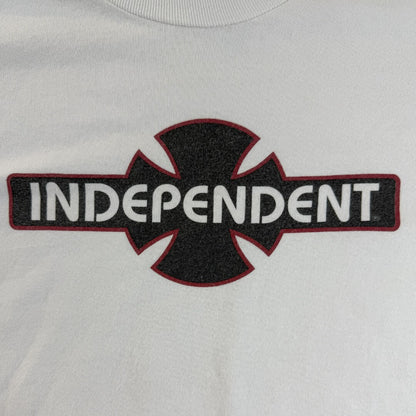 INDEPENDENT Brand logo print White Size L