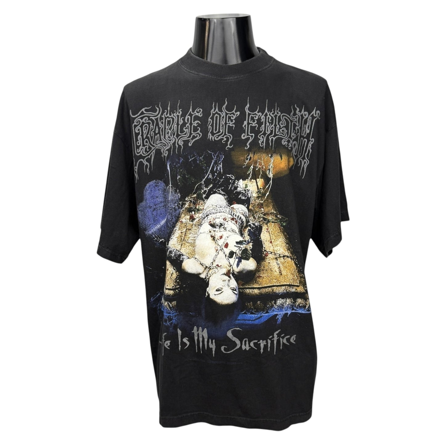 CRADLE OF FILTH 90s "Life Is My Sacrifice" T-Shirt Size XL