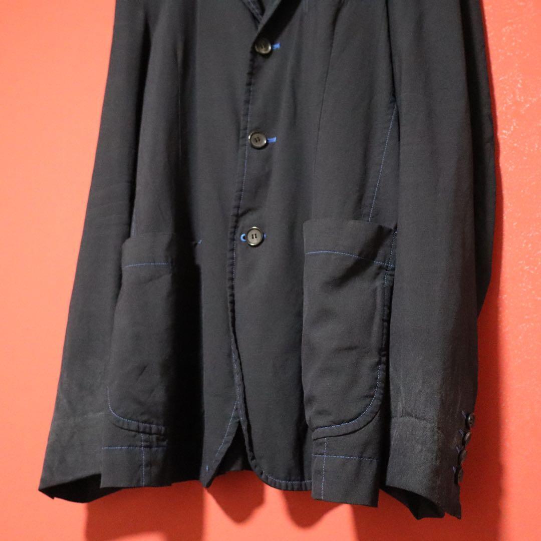 Comme des Garcons HOMME DEUX 13SS Blue Stitch Jacket Size XS