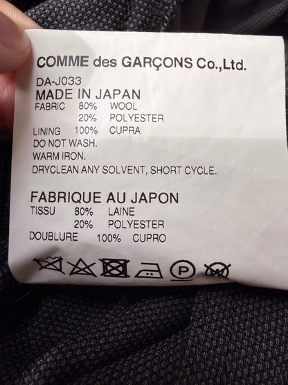 CDG HOMME DEUX 18SS Wool Zip Blazer Gray Size M