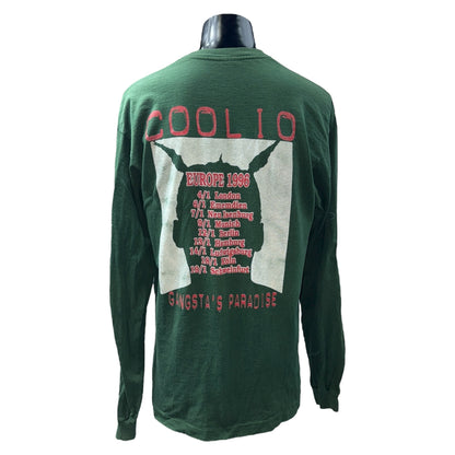 COOLIO GANSTA'S PARADISE EUROPE 1996 T-Shirt Size L