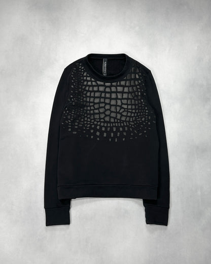 Giorgio Brato Leather Scales Sweatshirt Size M