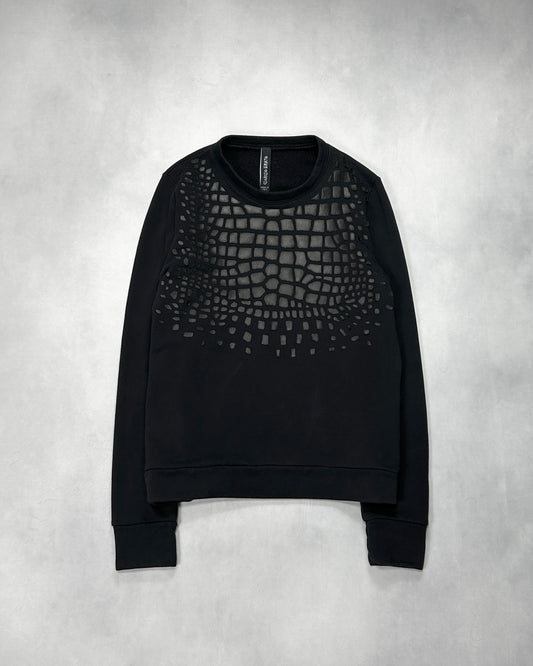 Giorgio Brato Leather Scales Sweatshirt Size M