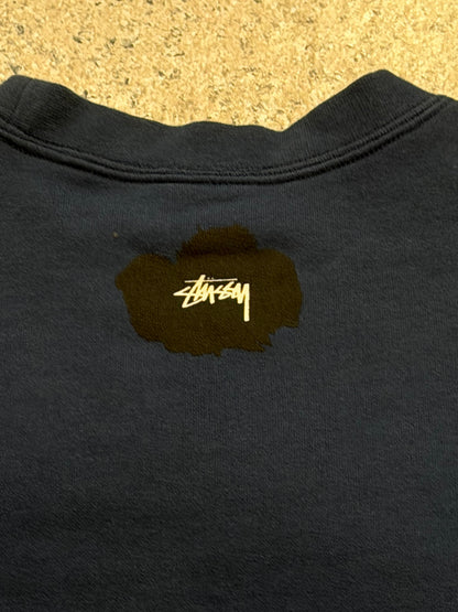 Stussy Peter Bob and Bunny Navy Hoodie Size M