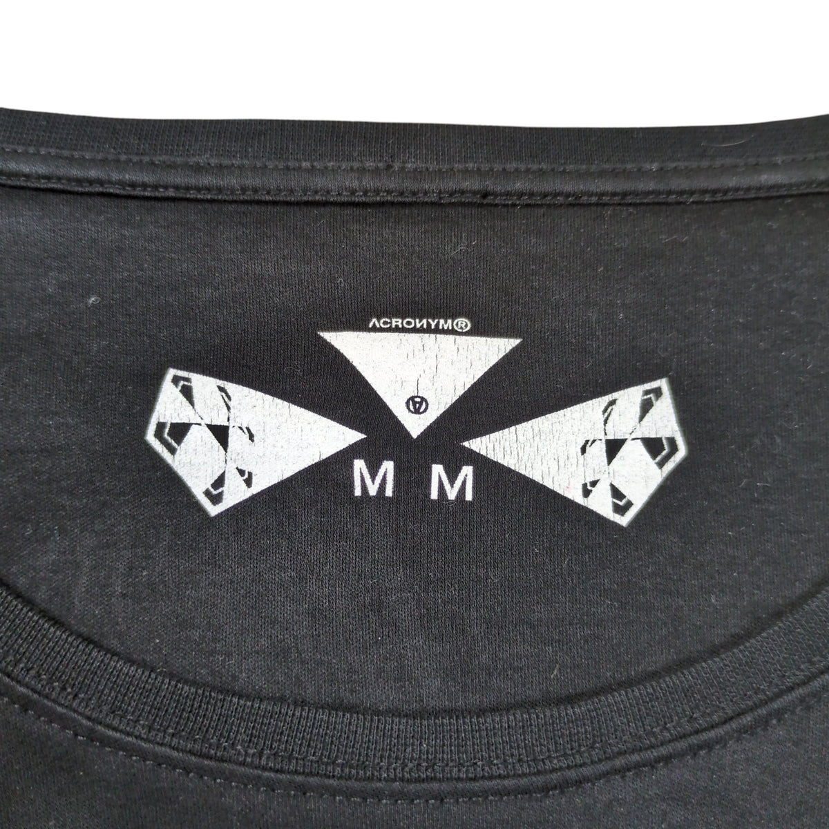 Acronym 24SS Mercerized S/S Tee Black Size M
