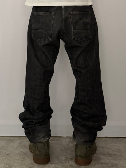 Evisu Black Denim Jeans Size 32