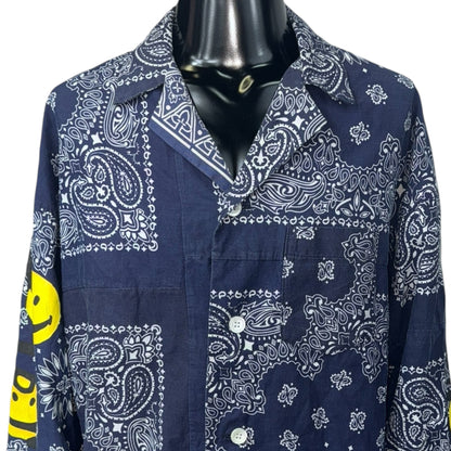 READYMADE BANDANA SLEEPING SHIRT NAVY Size 1