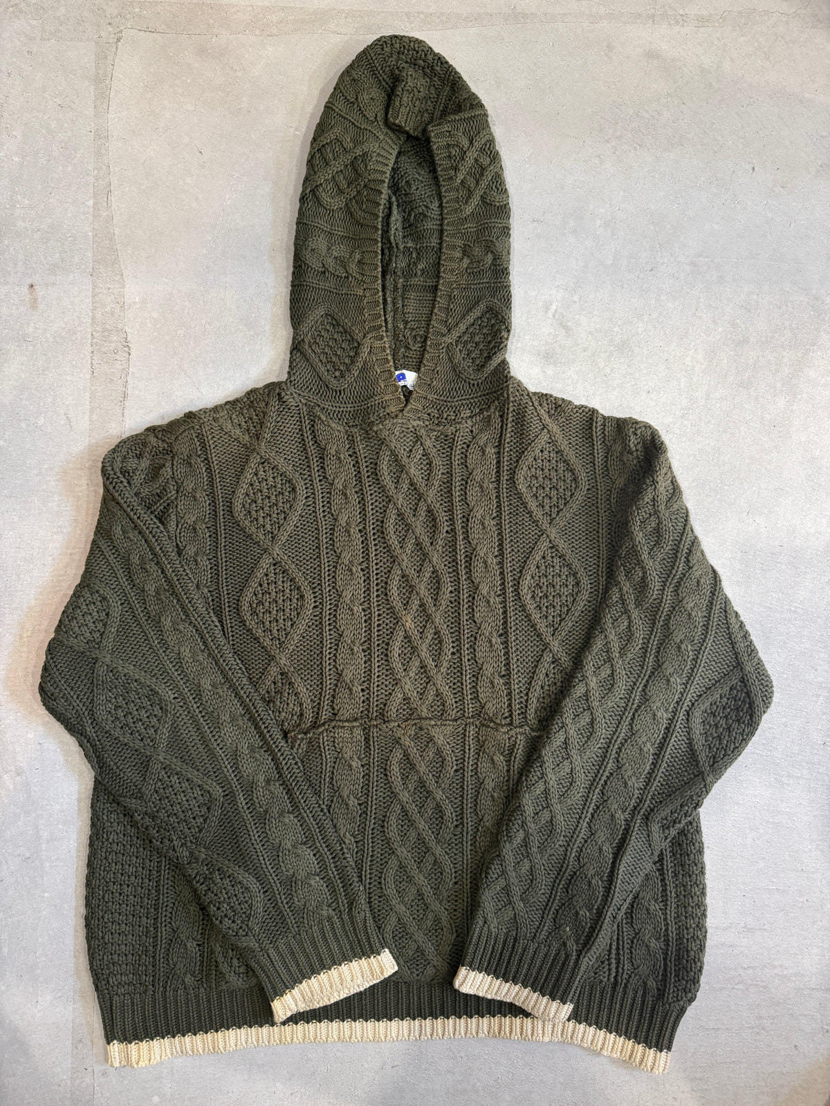 GOODENOUGH Fisherman Hoodie Khaki Size M