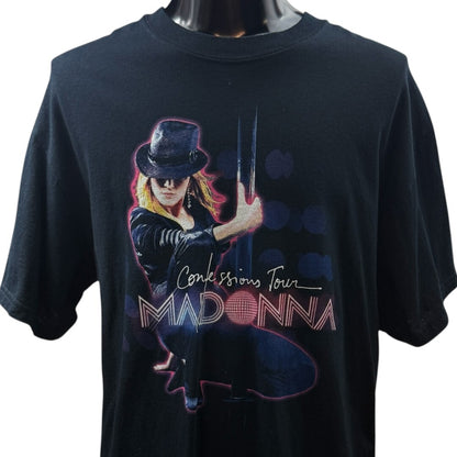 MADONNA 06 CONFESSIONS TOUR T-Shirt Size L