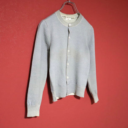 Comme des Garcons 10AW Shiny Design Knit Cardigan Size XS
