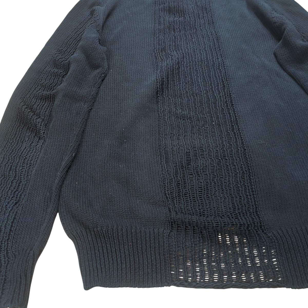 Maison Martin Margiela Mesh Knit Cardigan Black Size S