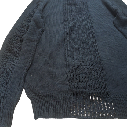 Maison Martin Margiela Mesh Knit Cardigan Black Size S