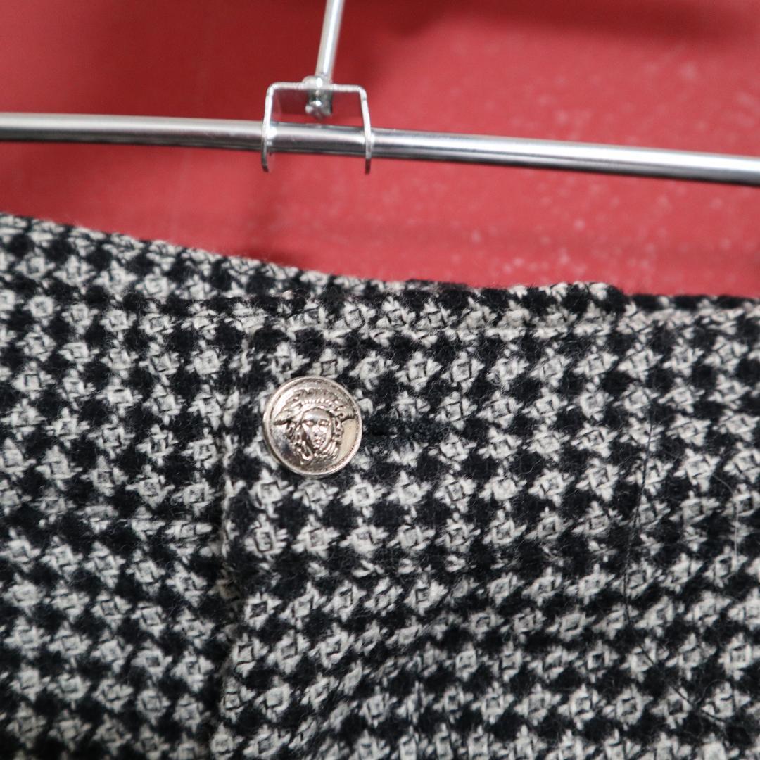 Versace Sport Medusa Cashmere Wide Slacks Size 46