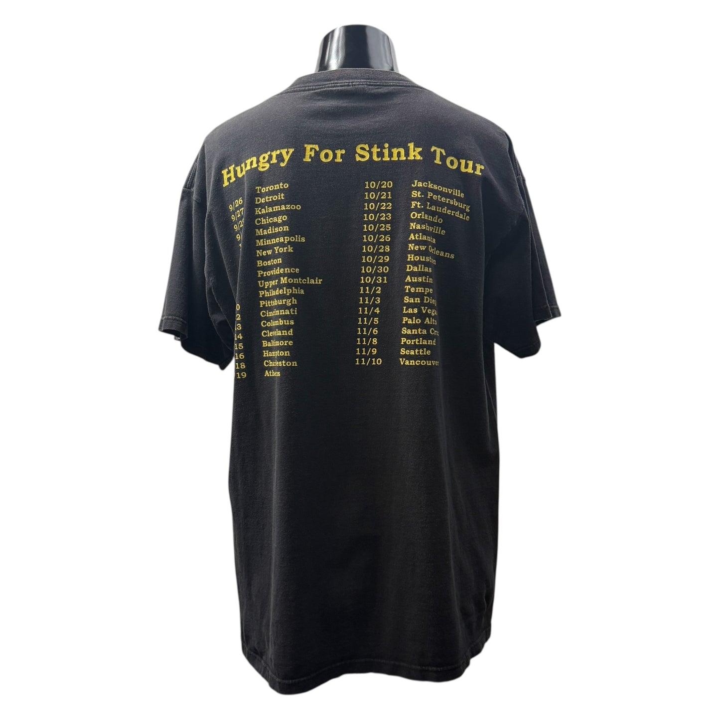 L7 90s Hungry For Stink TOUR T-Shirt Size XL
