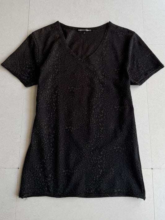 5351 POUR LES HOMMES Shadow Leopard Tee Size 2