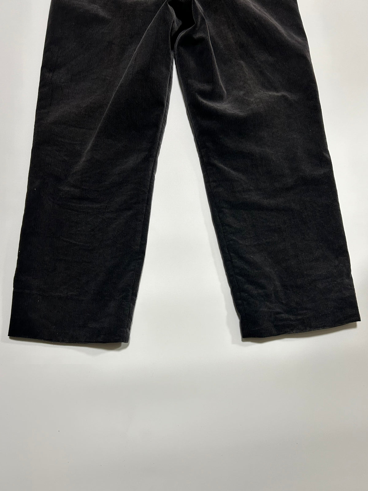 EMPORIO ARMANI AW2001 Corduroy Pants Black Size 46
