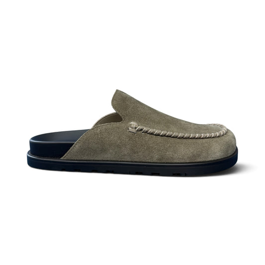HERMES Johann Suede Mules Sandals Size EU 41