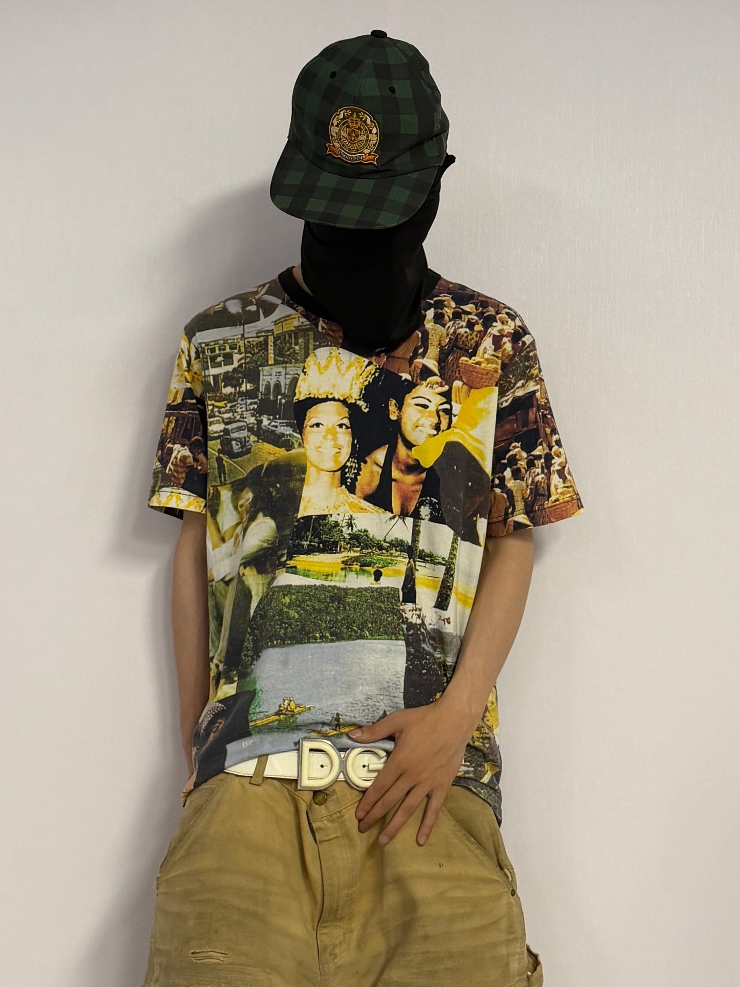 Supreme All-Over Print Cotton T-Shirt Size L
