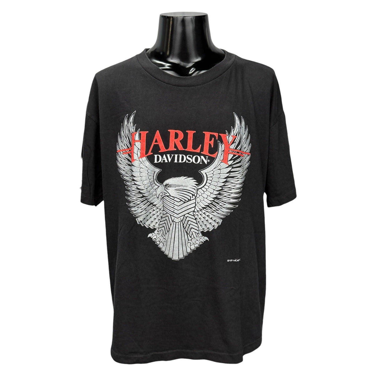 HARLEY-DAVIDSON 90s Eagle Bar Shield T-Shirt Size L