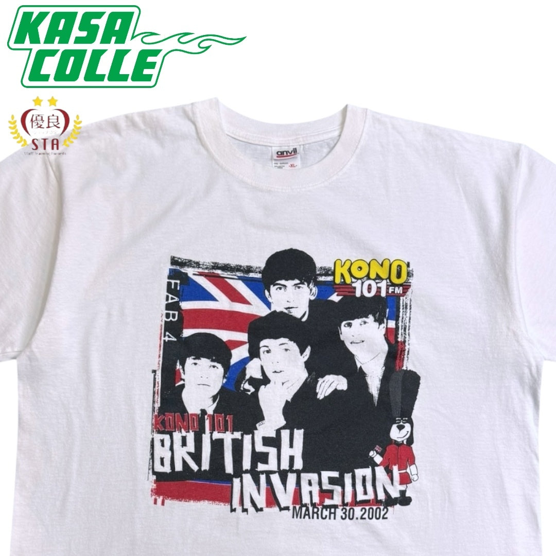 KONO 101 FM BRITISH INVASION T-Shirt Size XL