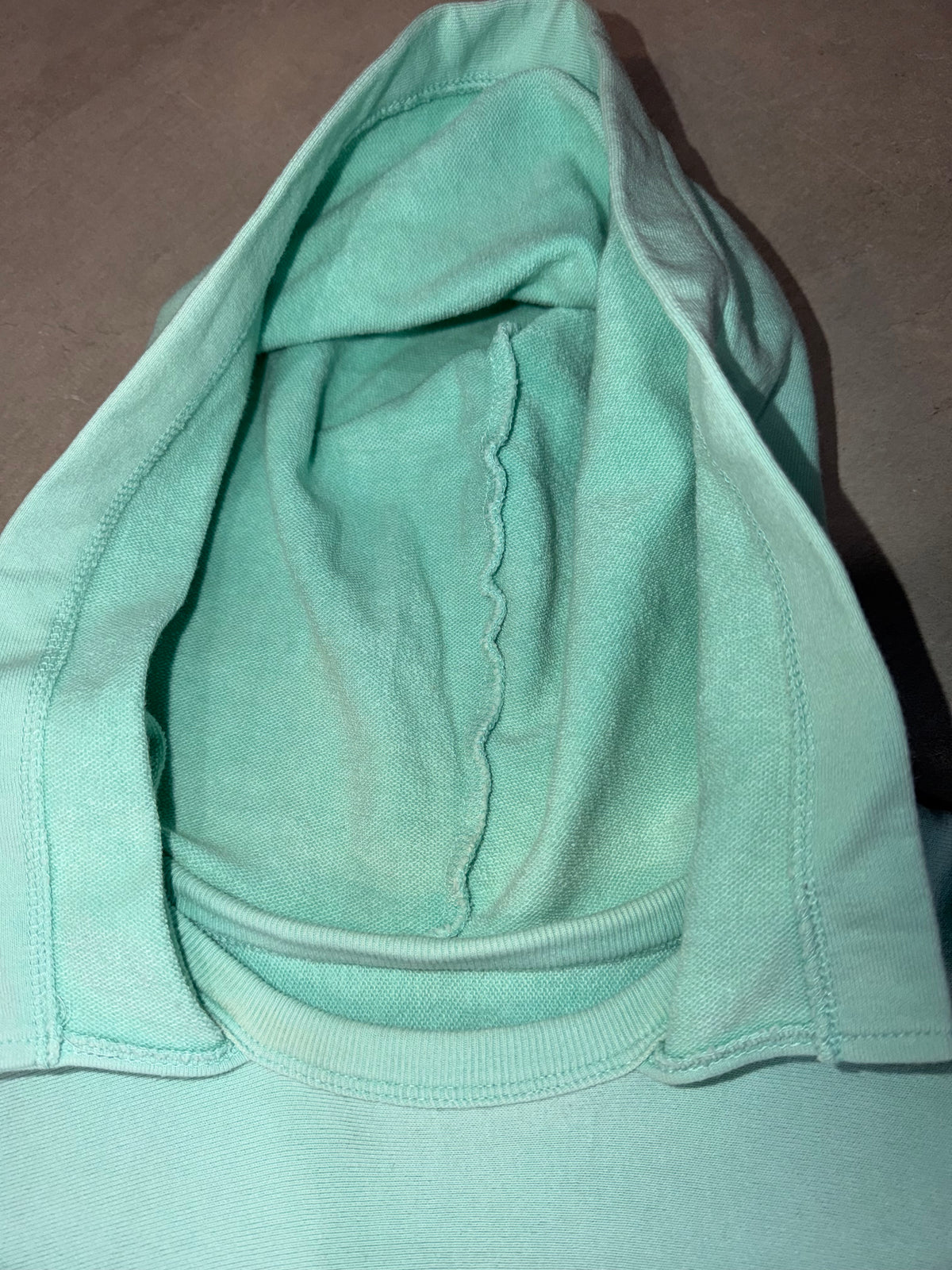 Stussy Ikspaiari Chapter Turquoise Blue Hoodie Size L