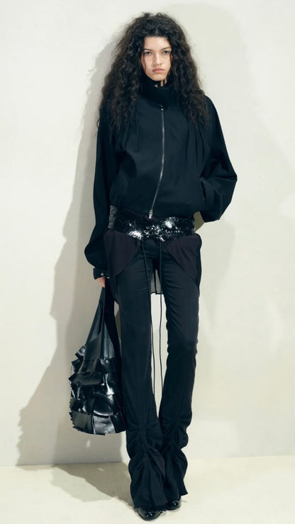 Room SERVICE Acetate Blend Black Size S