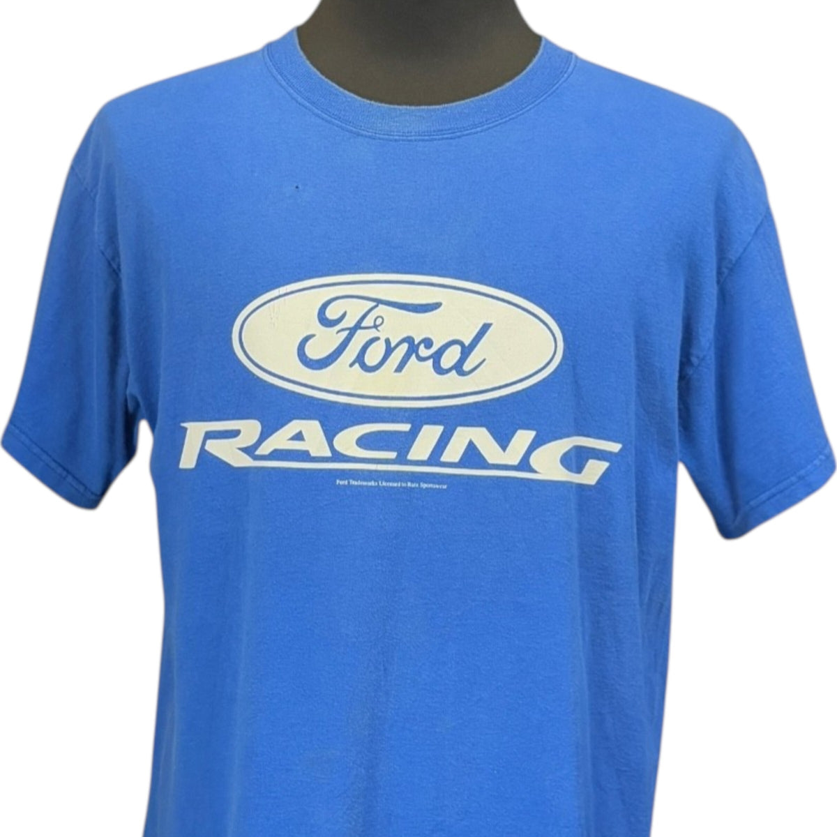 Ford Racing Corporate Logo T-Shirt Blue Size L