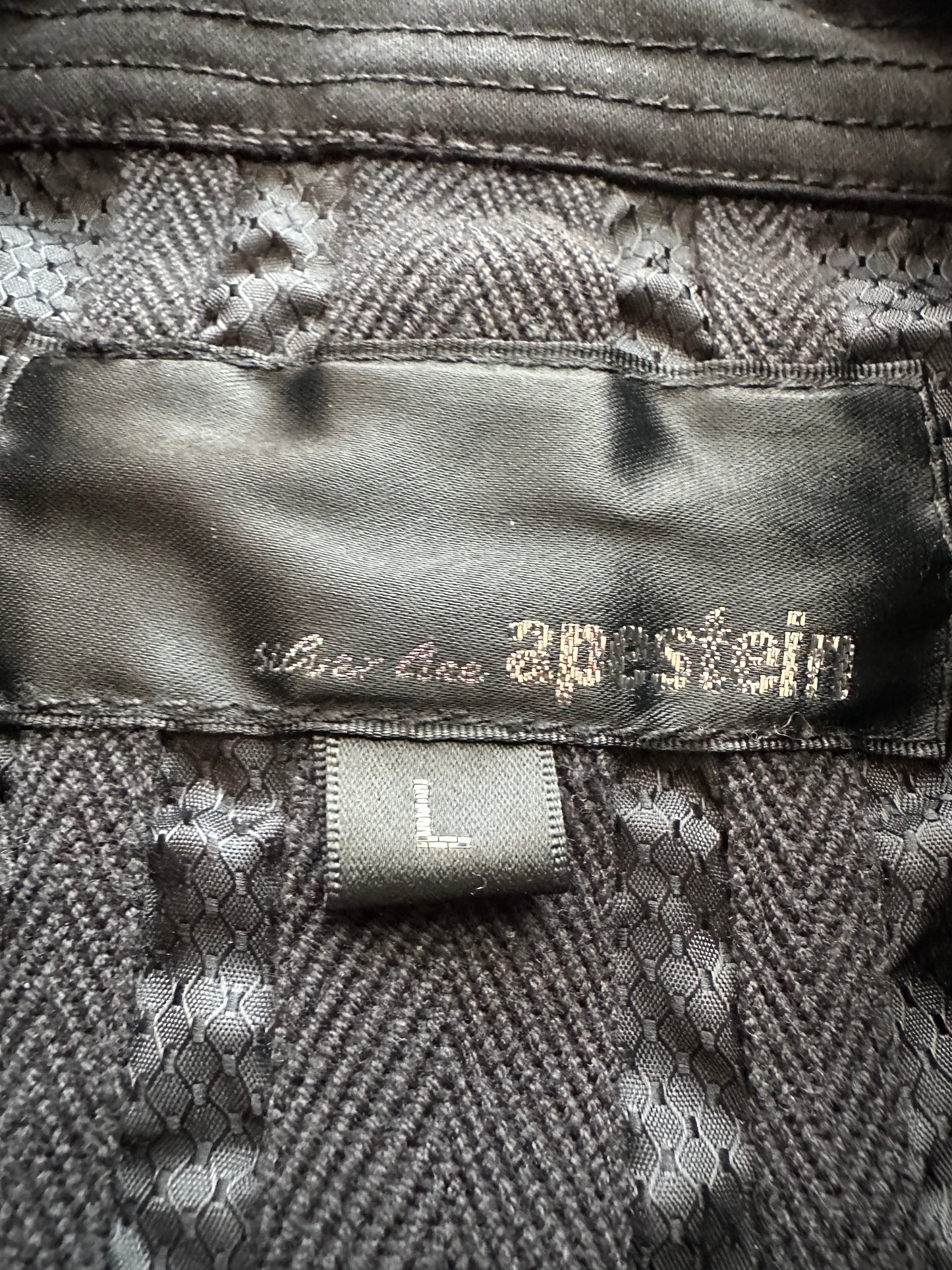 Vintage Black Slim-Fit Military Coat Size M